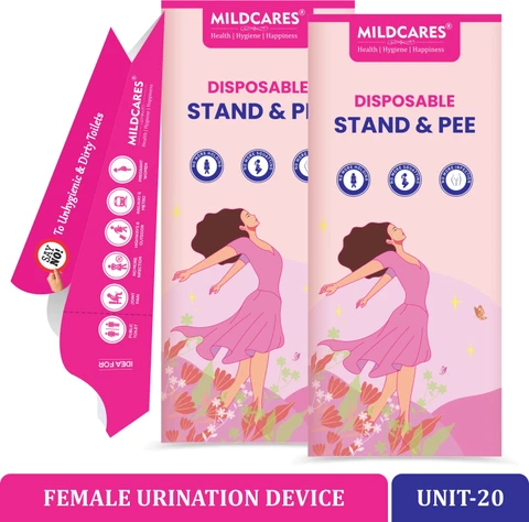 Mildcares Disposable Stand & Pee Female Urination Device (20 Funnels)